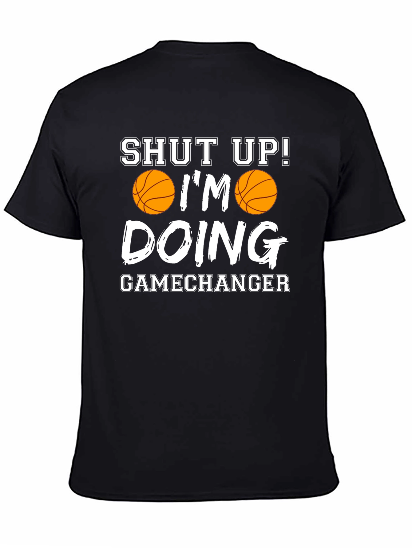 Basketball Gamechanger Graphic Tee - Funny Sports Shirt