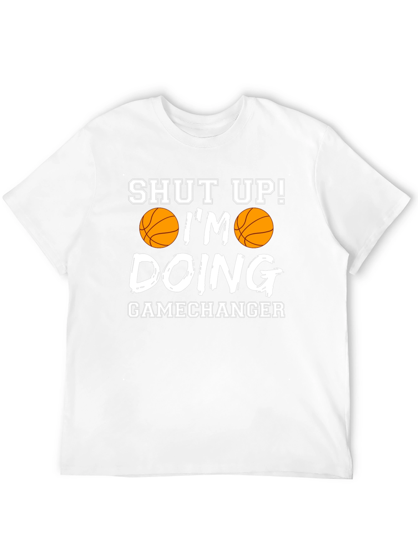 Basketball Gamechanger Graphic Tee - Funny Sports Shirt
