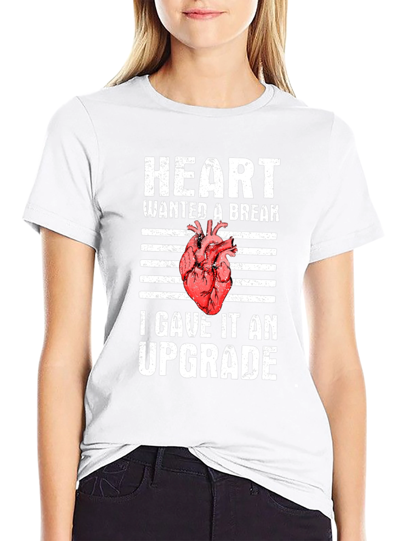 Heart Upgrade Graphic T-Shirt