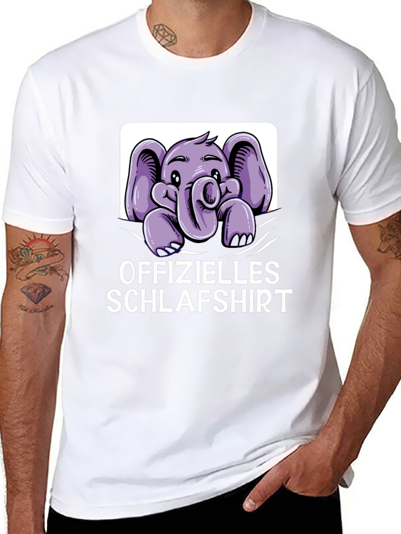 Official Sleeping Shirt - Elephant Graphic Tee