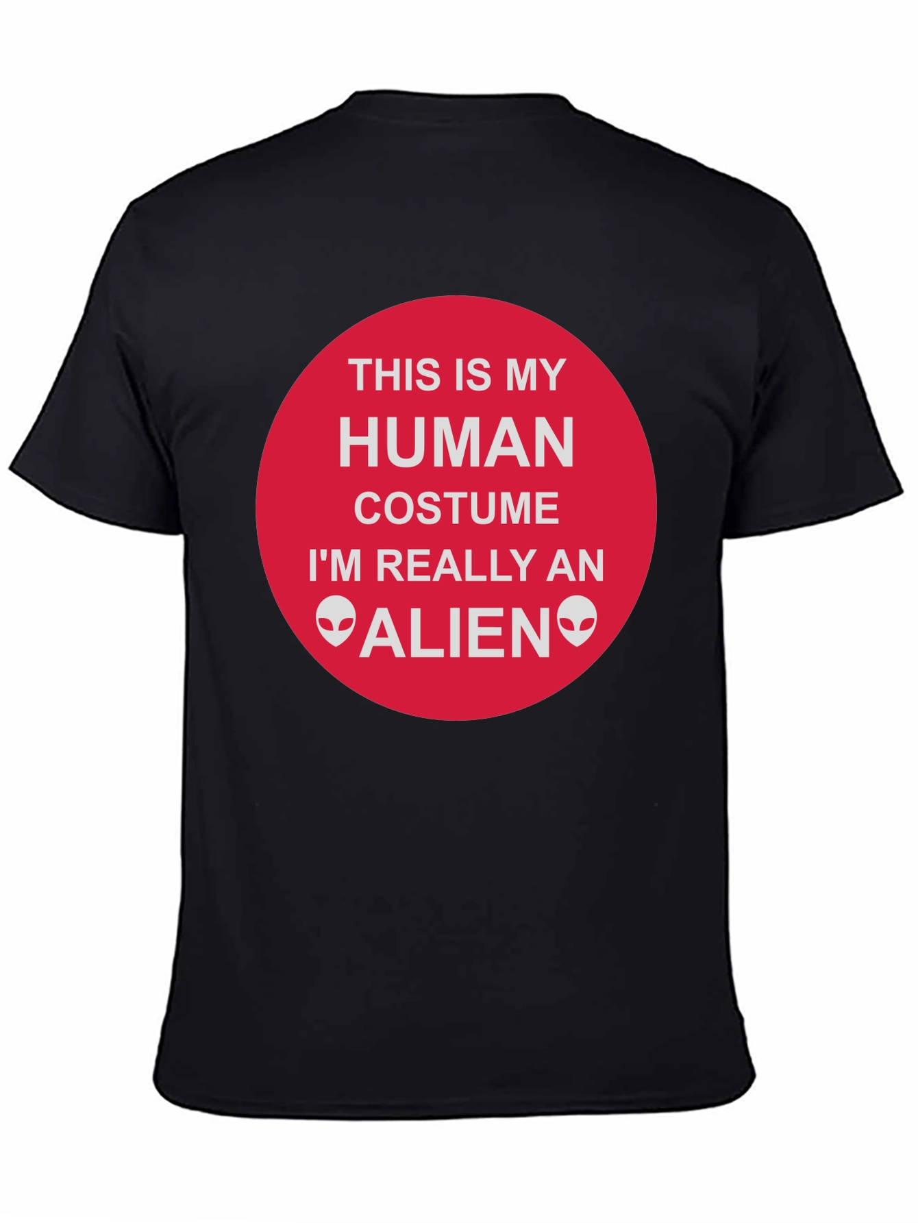 Alien Costume T-Shirt - Funny Human Disguise Tee