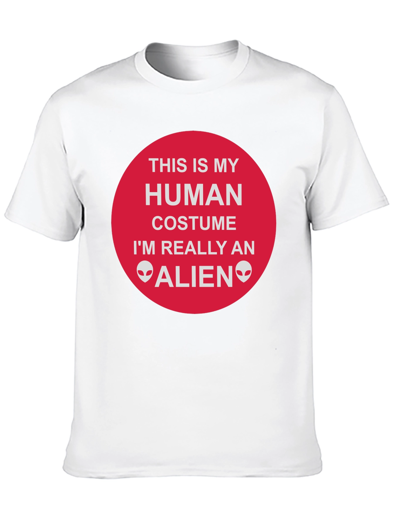 Alien Costume T-Shirt - Funny Human Disguise Tee