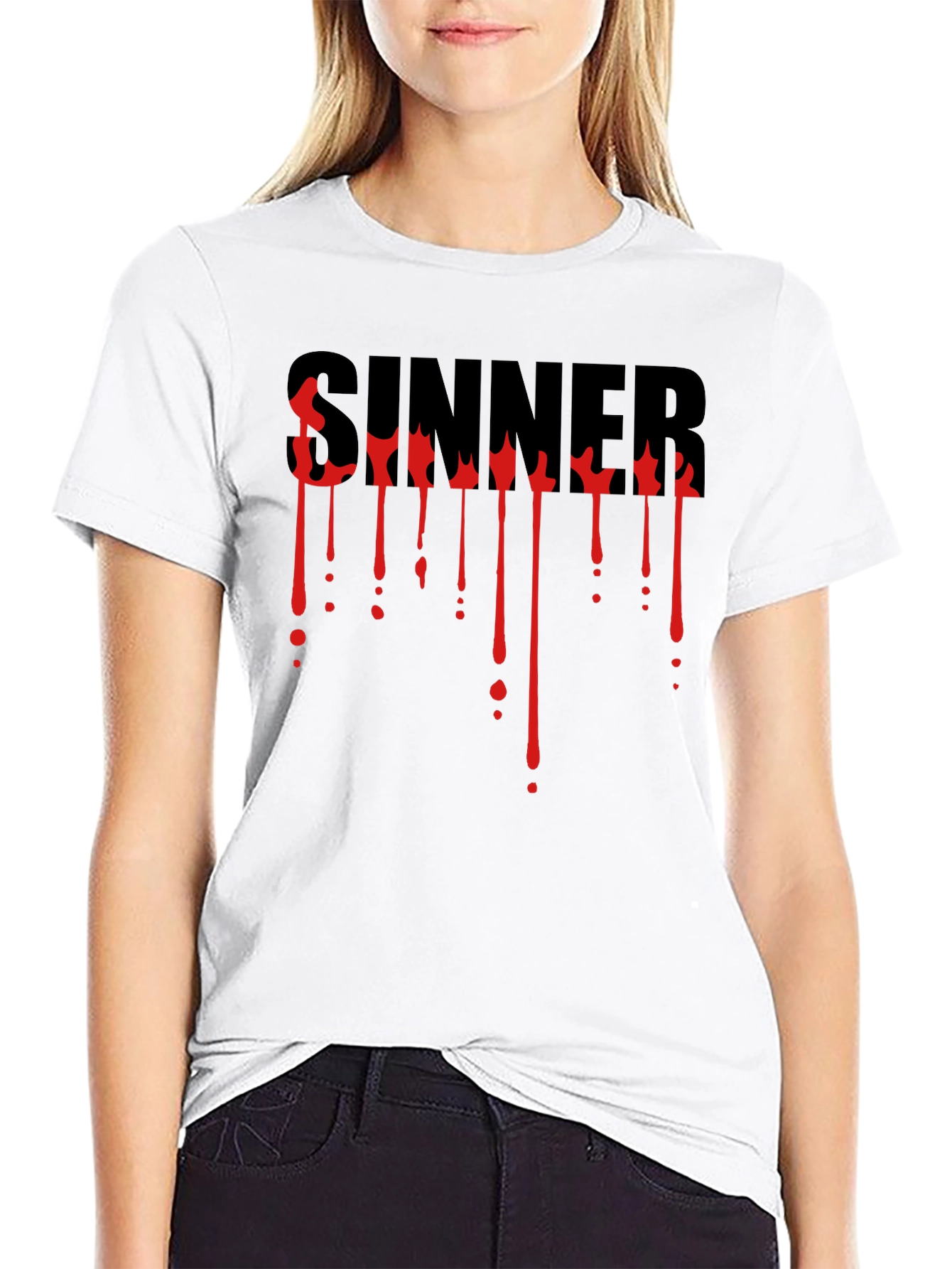 Sinner Graphic T-Shirt - Bold Statement Tee