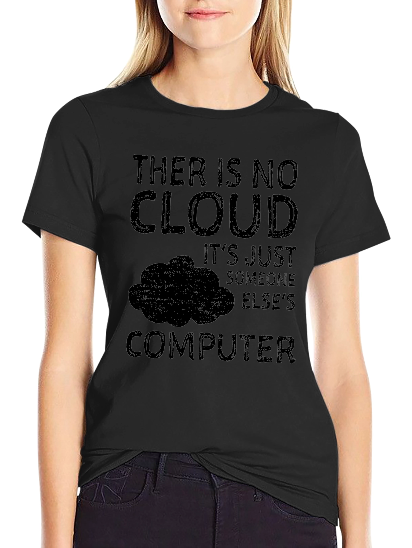No Cloud Funny T-Shirt - Programmer Humor