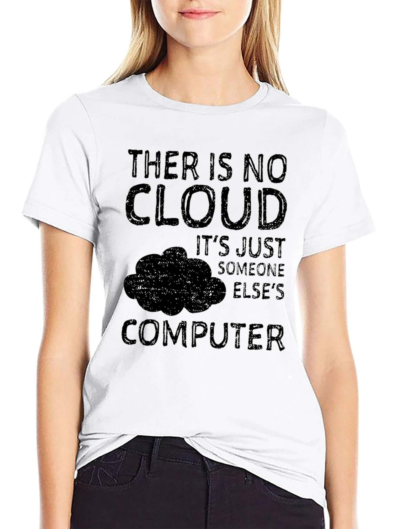 No Cloud Funny T-Shirt - Programmer Humor