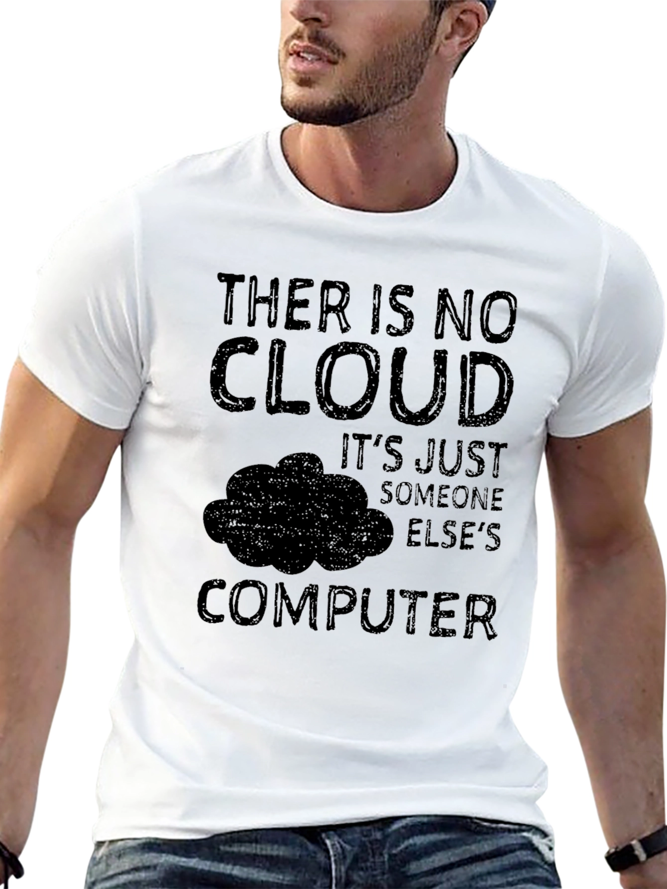 No Cloud Funny T-Shirt - Programmer Humor