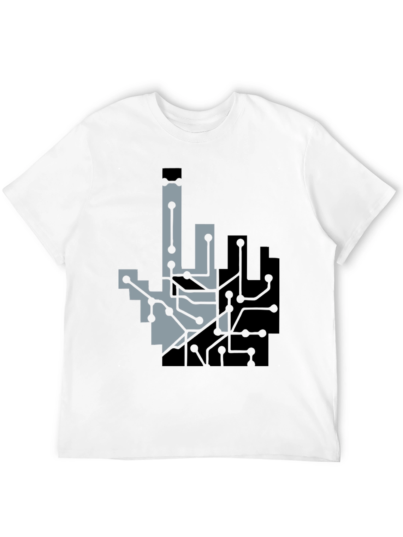 Circuit Hand Graphic Tee - Black