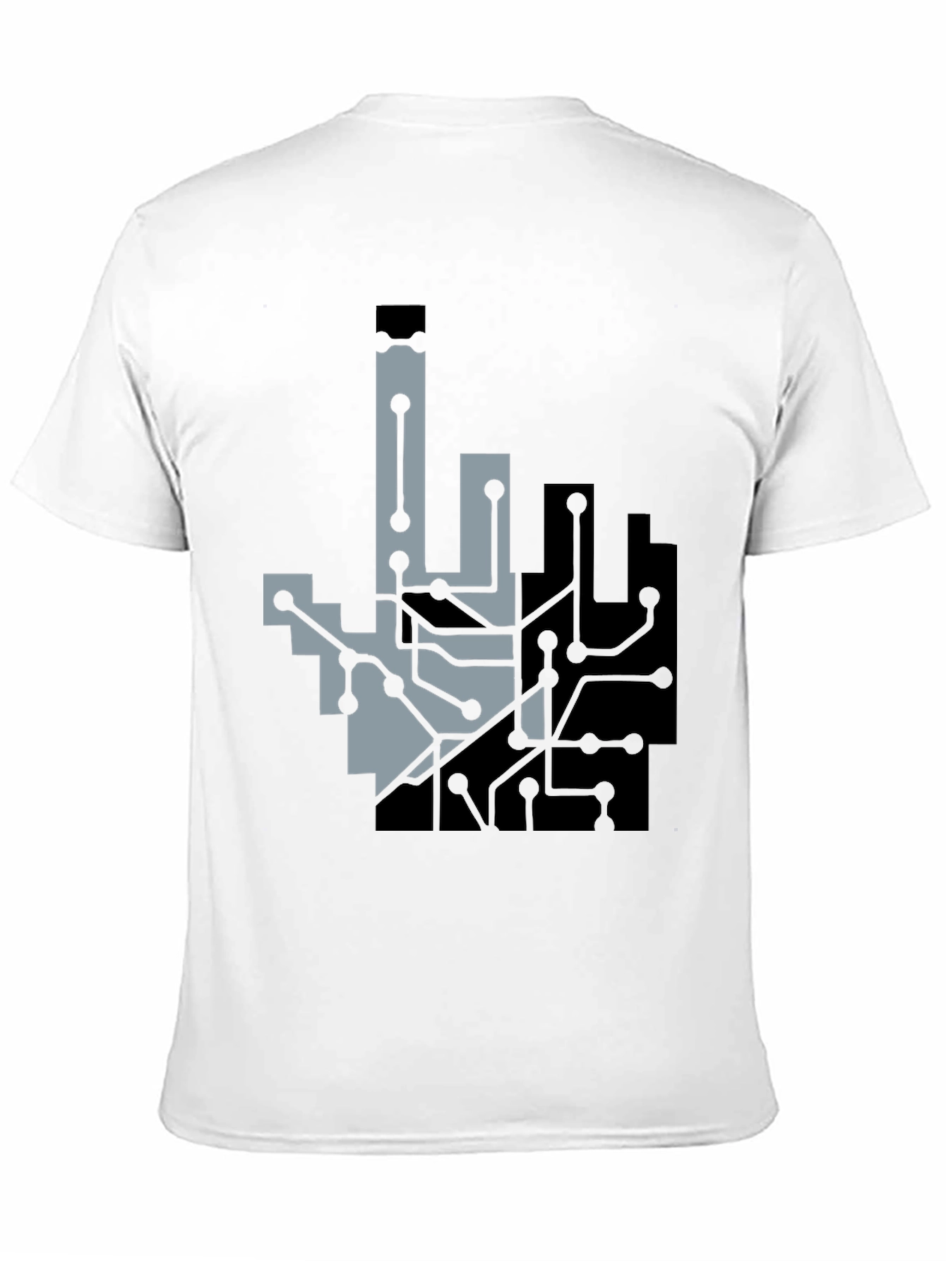 Circuit Hand Graphic Tee - Black