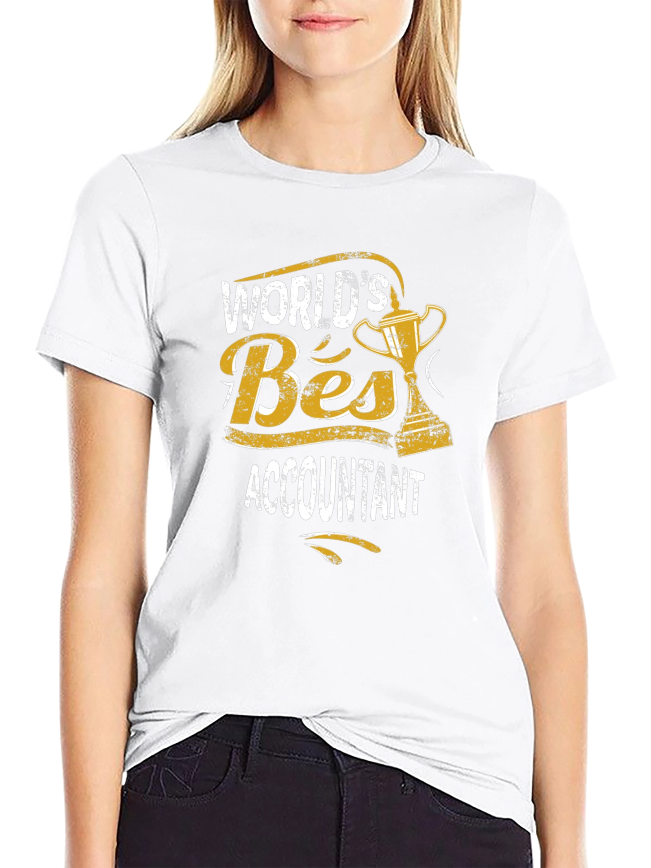 Worlds Best Accountant T-Shirt Novelty Gift
