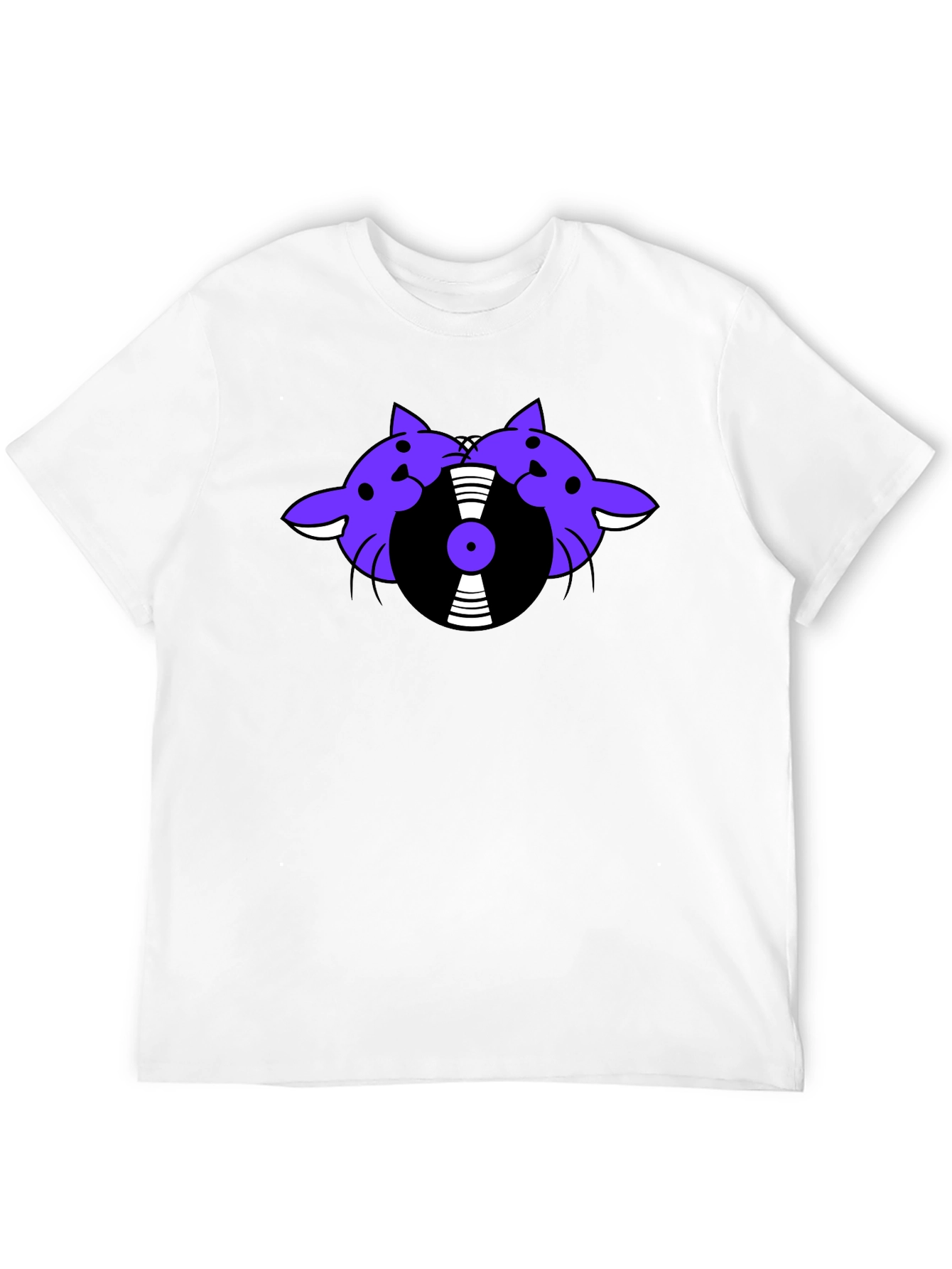 Retro Cats DJ T-Shirt