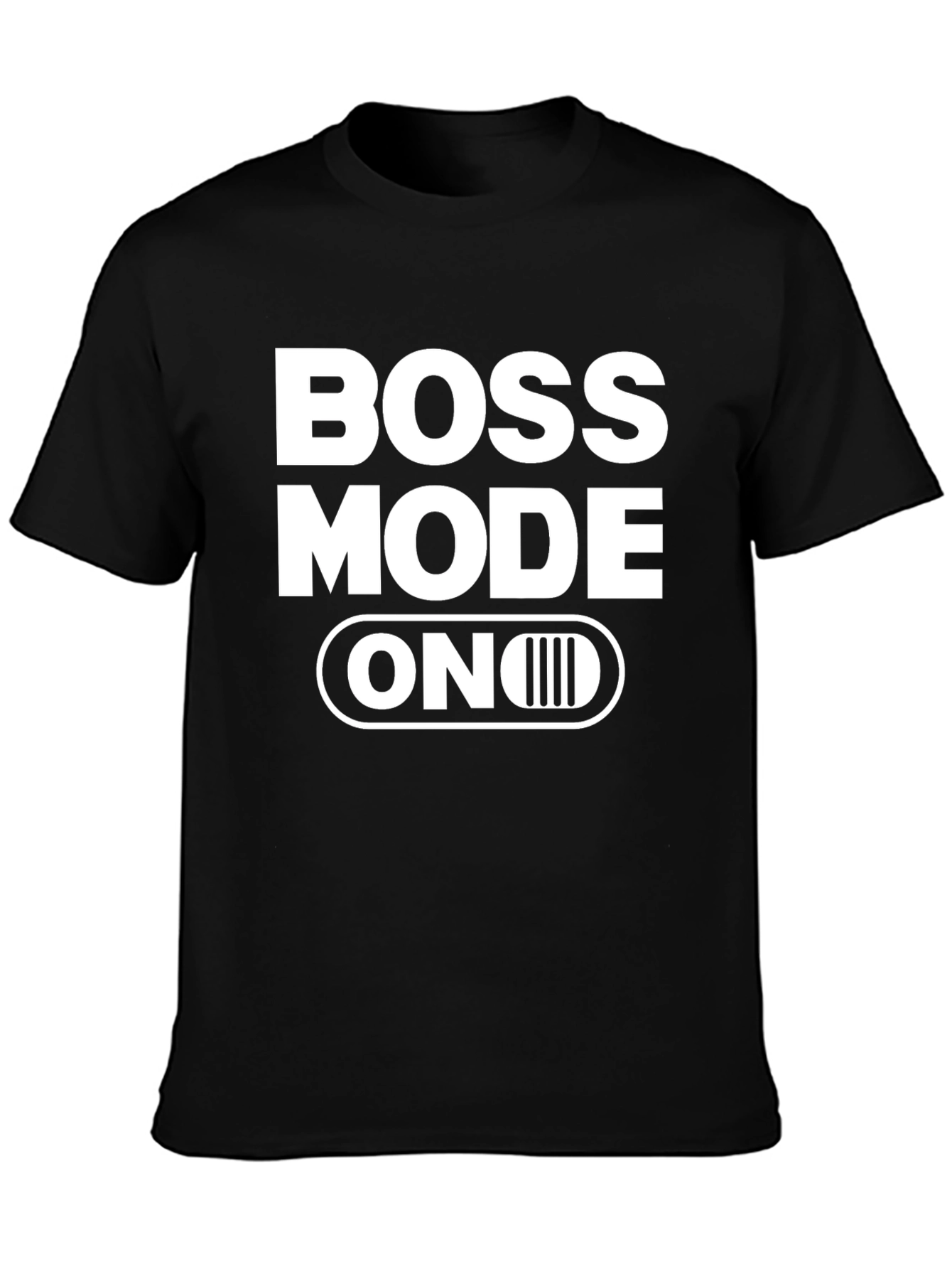 Boss Mode On Graphic T-Shirt - Black