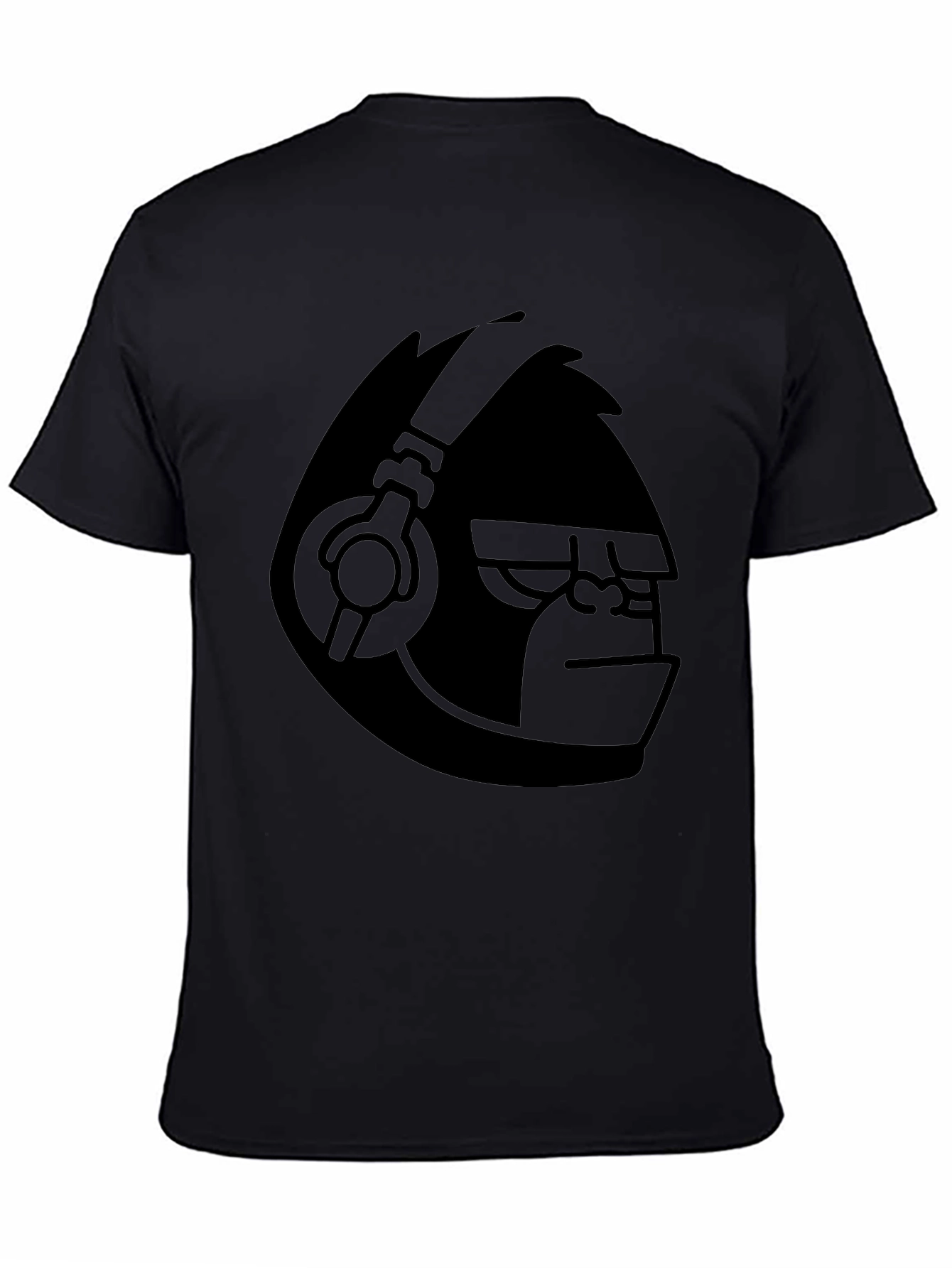 Cool Gorilla DJ Graphic T-Shirt - Black