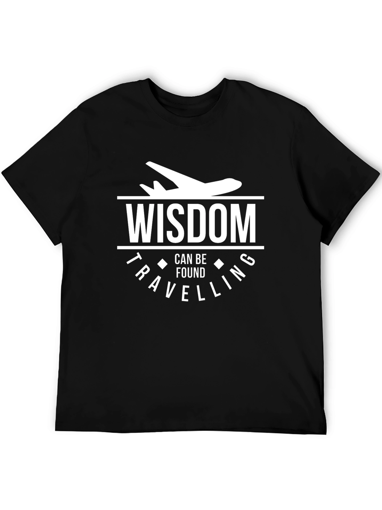 Wisdom Can Be Found Travelling Graphic T-Shirt