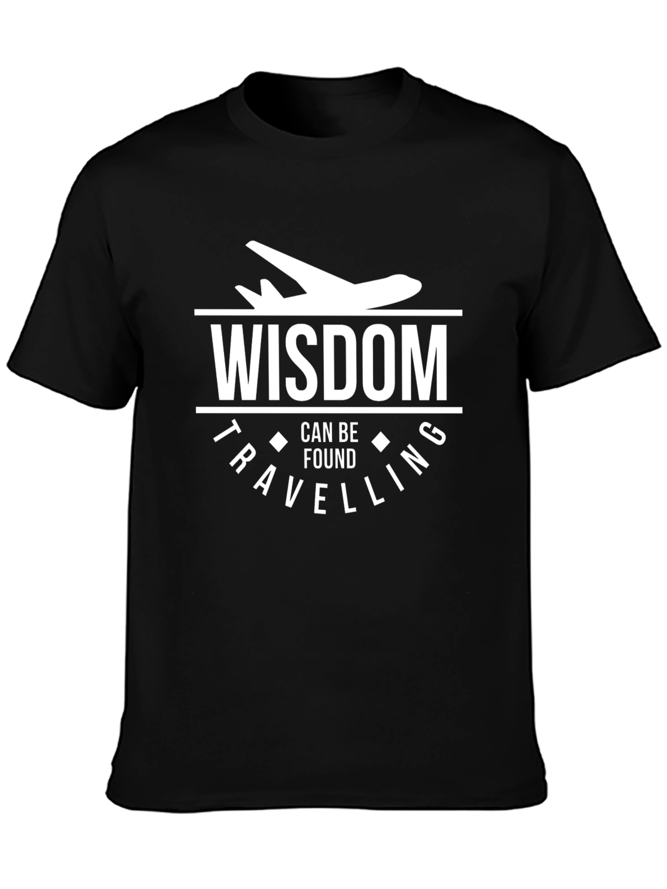 Wisdom Can Be Found Travelling Graphic T-Shirt