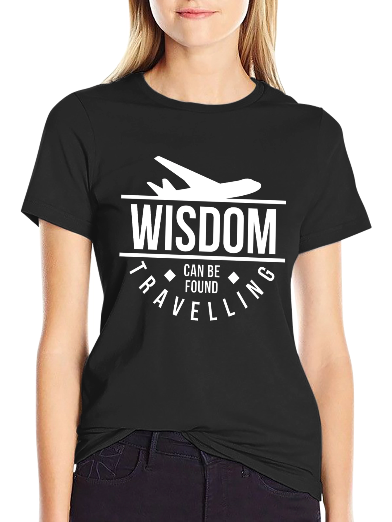 Wisdom Can Be Found Travelling Graphic T-Shirt