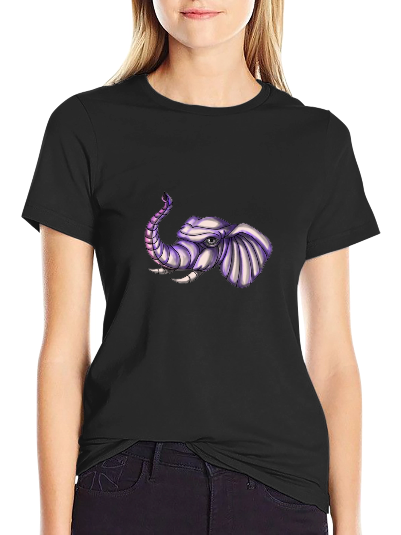 Elephant Graphic Tee - Cool Animal Print