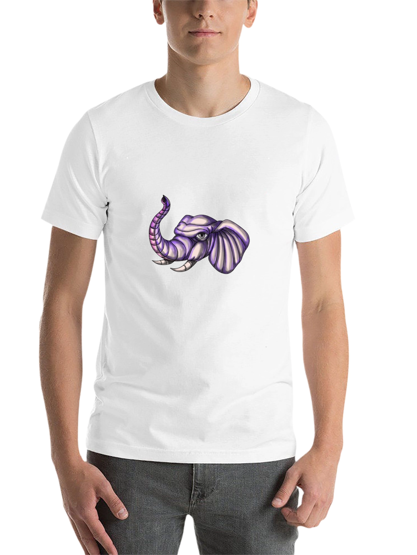 Elephant Graphic Tee - Cool Animal Print