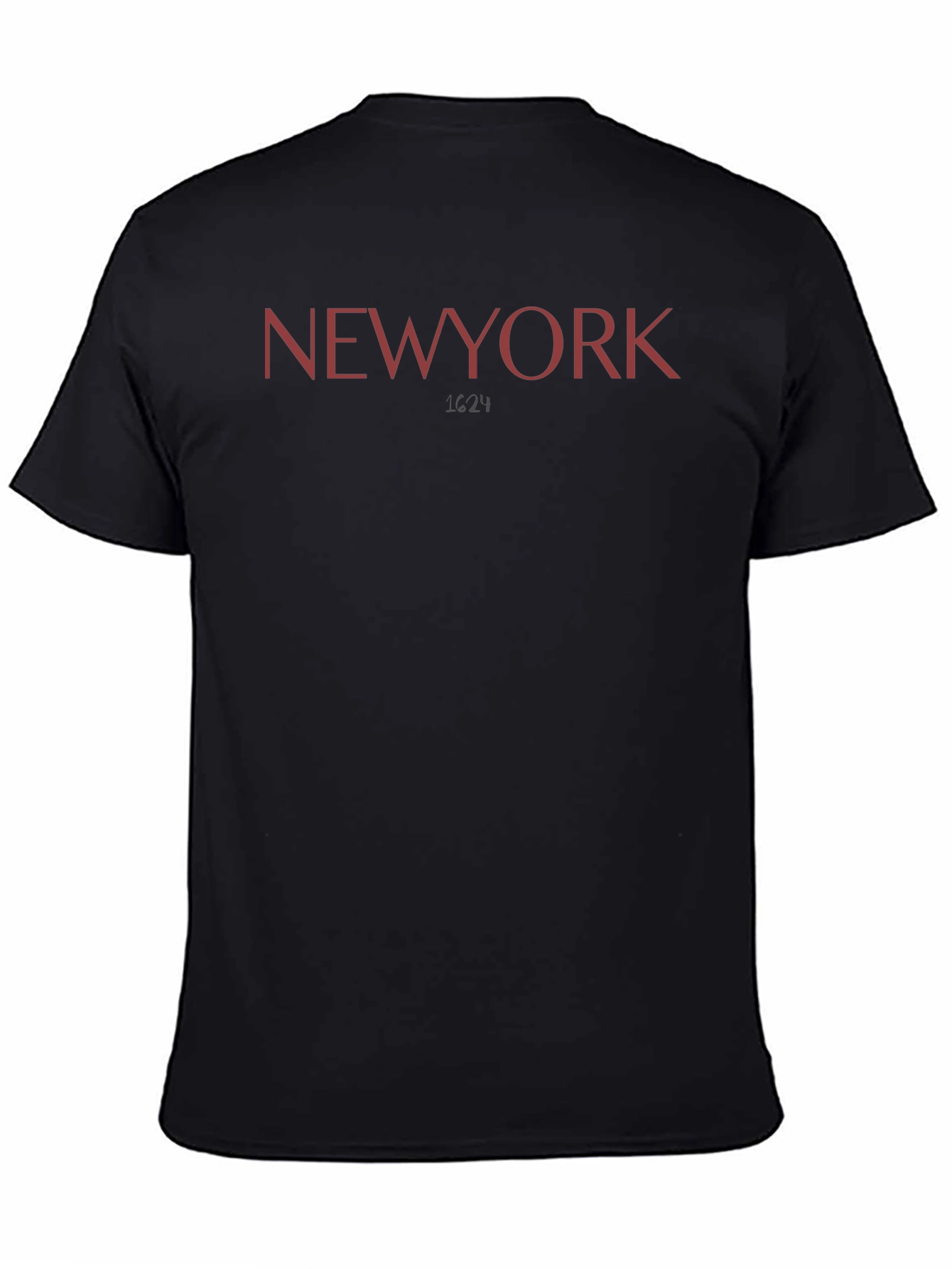 New York Text Black Tee