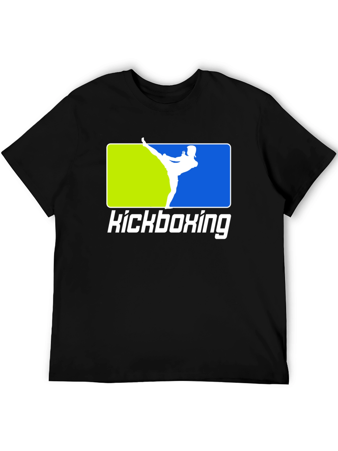 Kickboxing Black T-Shirt Martial Arts Design