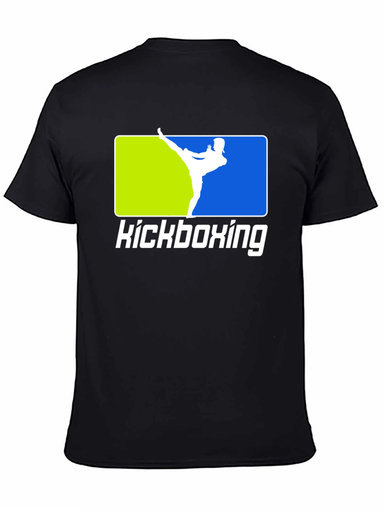Kickboxing Black T-Shirt Martial Arts Design