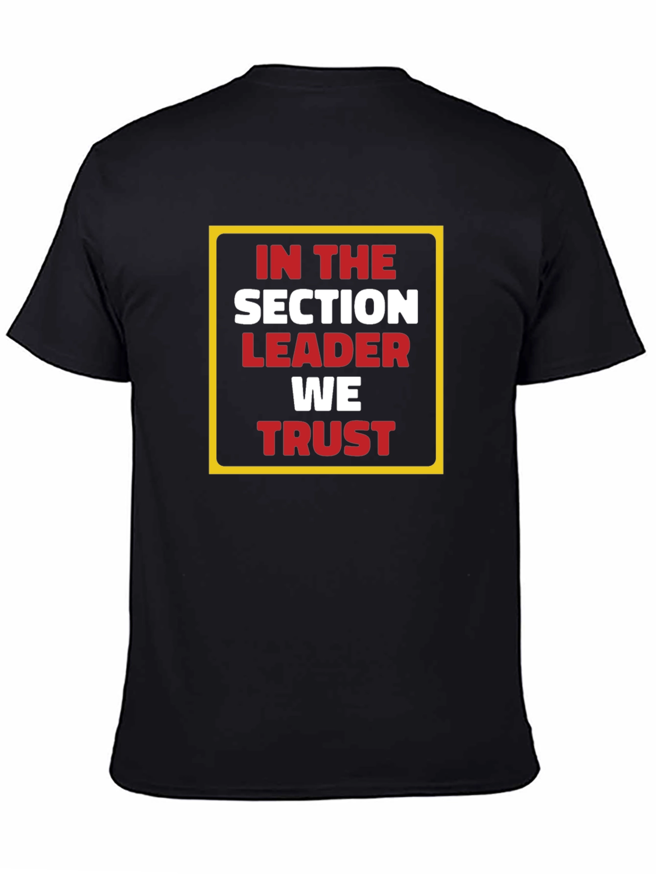 In The Section Leader We Trust Graphic Tee