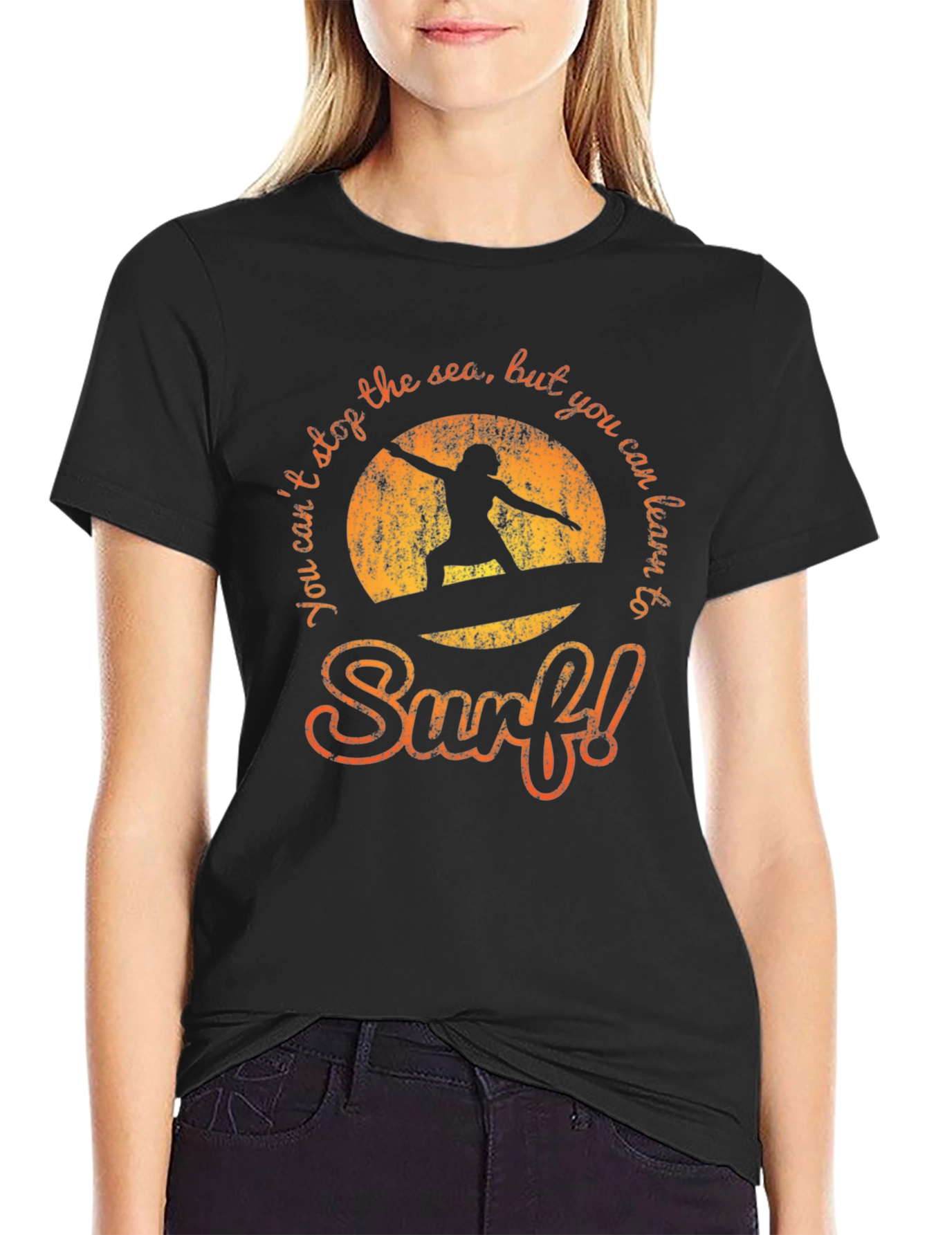 Surfing T-Shirt - Learn to Surf Tee