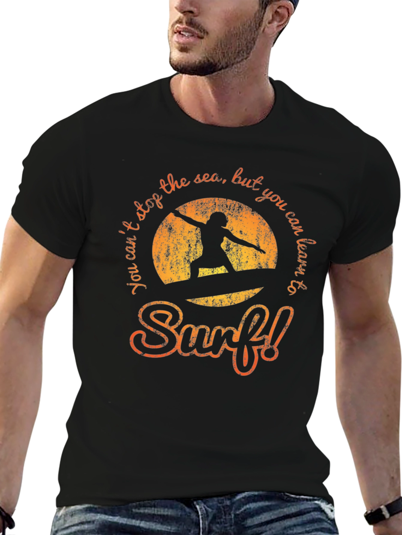 Surfing T-Shirt - Learn to Surf Tee