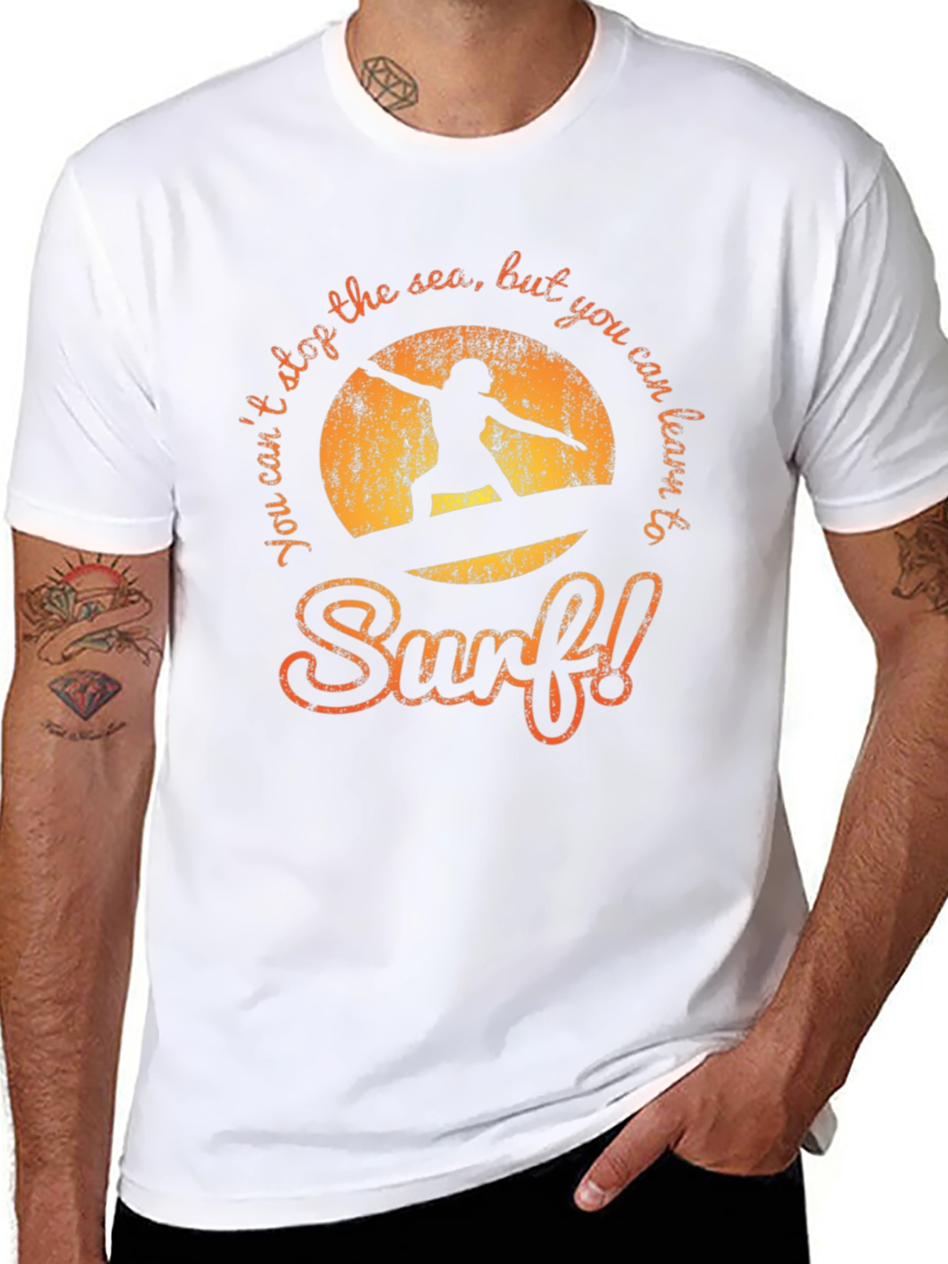 Surfing T-Shirt - Learn to Surf Tee