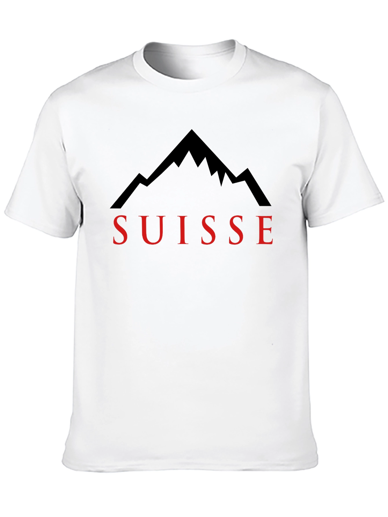 Suisse Mountain Black T-Shirt