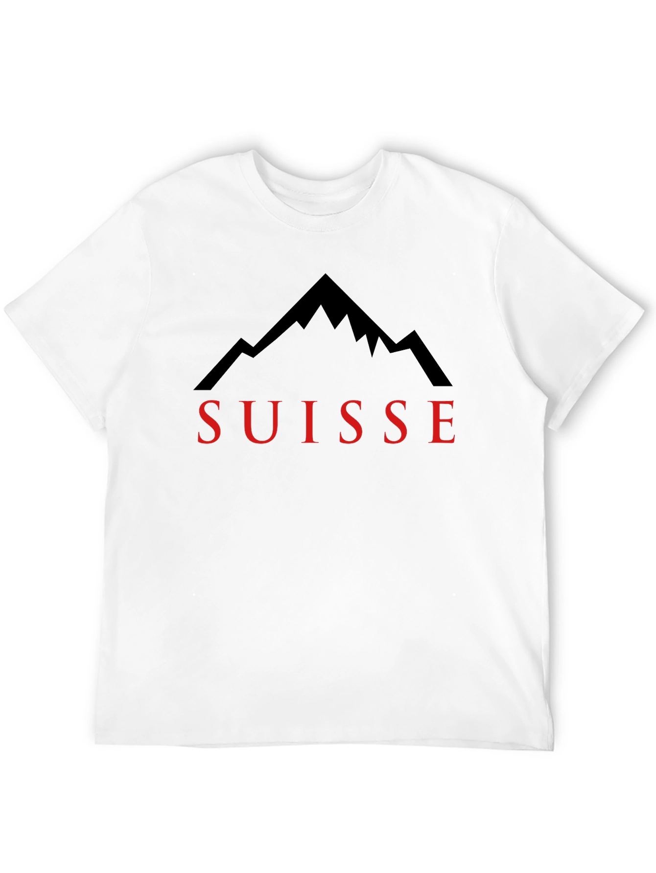 Suisse Mountain Black T-Shirt