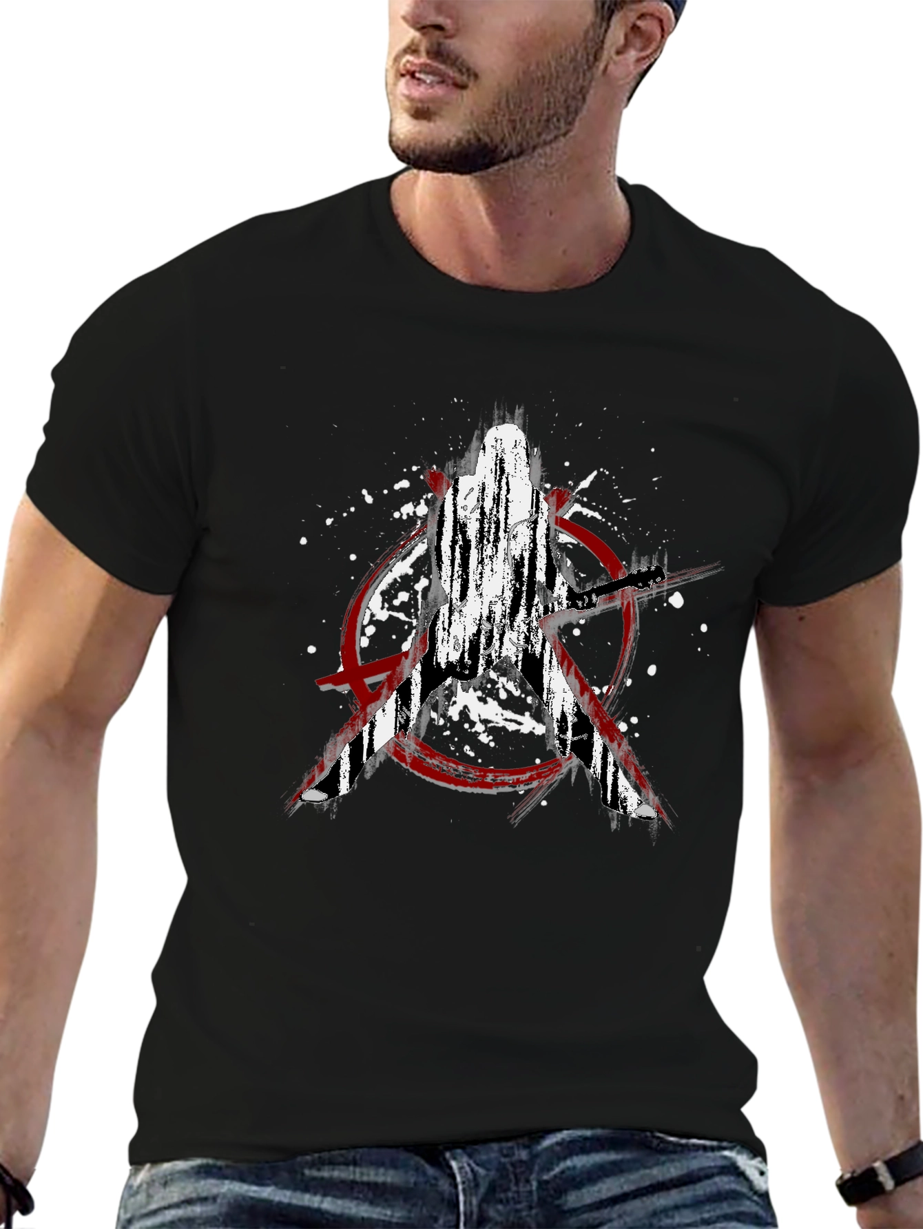Avengers Graphic Tee - Distressed Style