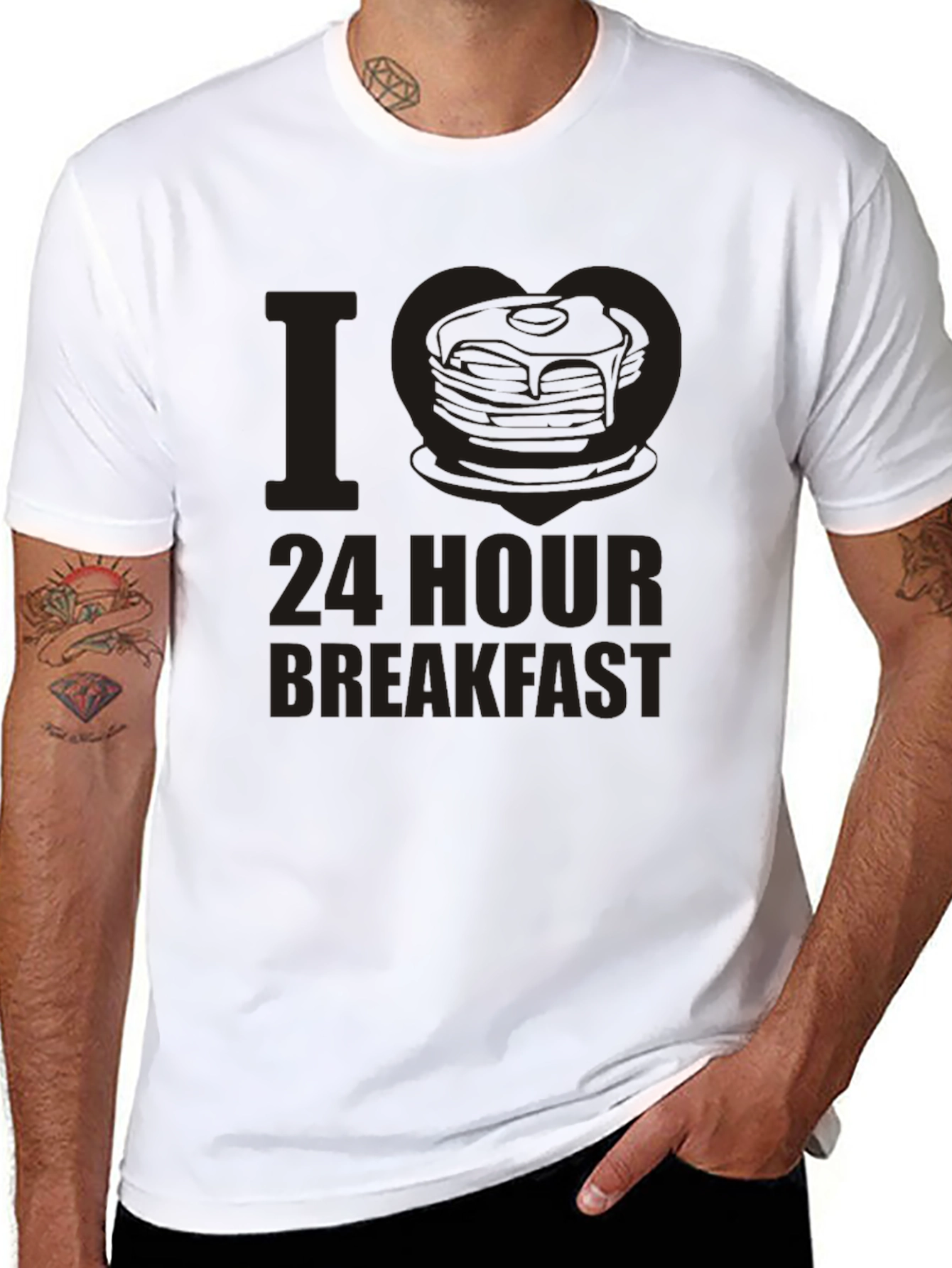 I Love 24 Hour Breakfast T-Shirt