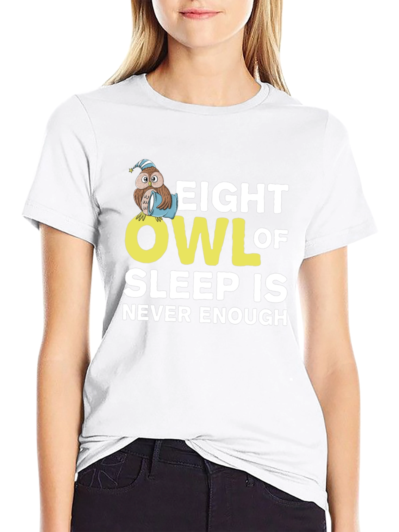 Eight Owl of Sleep T-Shirt - Never Enough