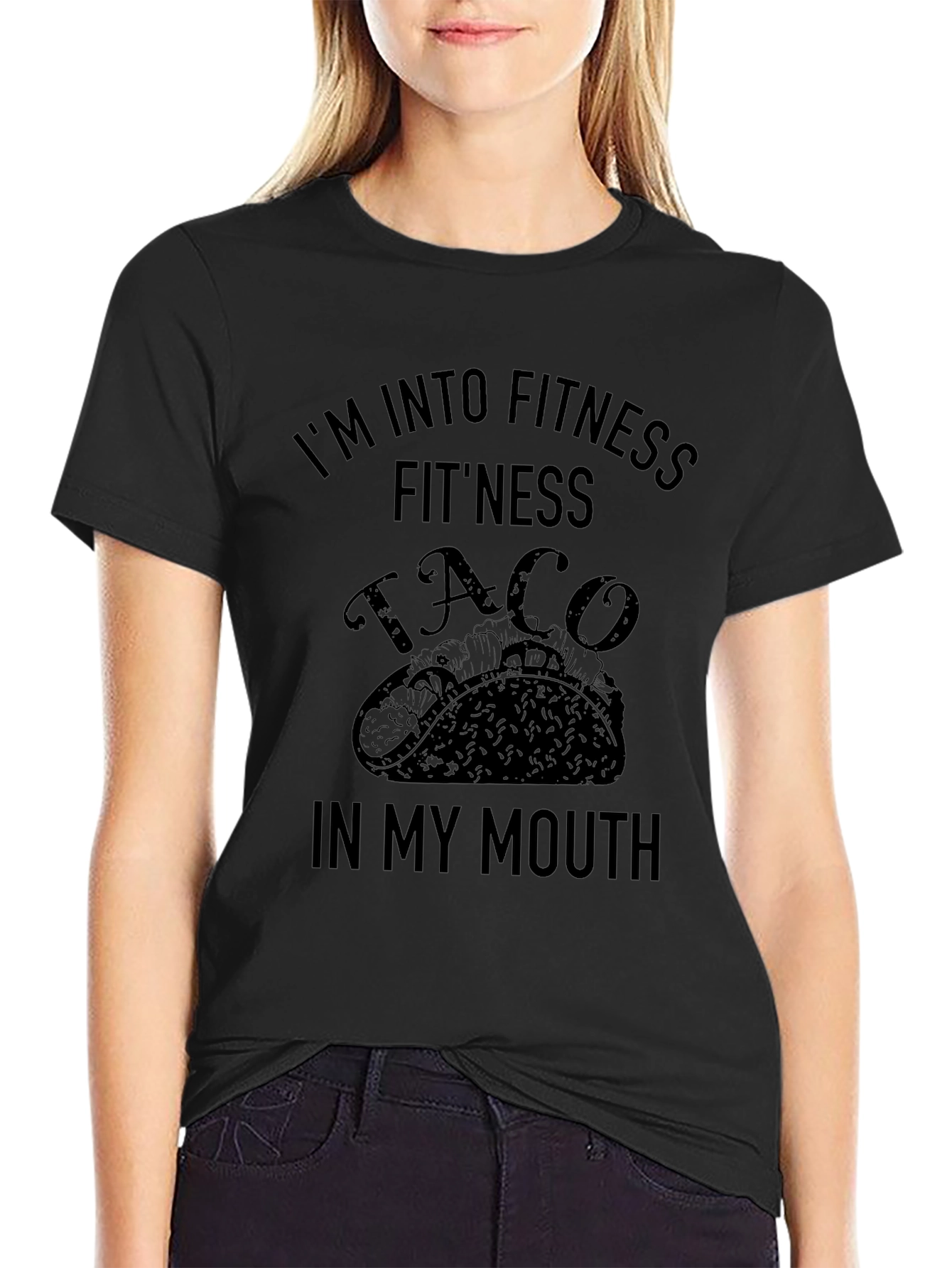 Fitness Taco T-Shirt - Humorous Graphic Tee
