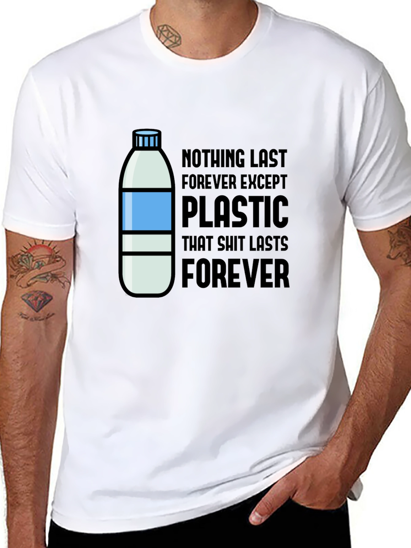 Plastic Lasts Forever Graphic Tee
