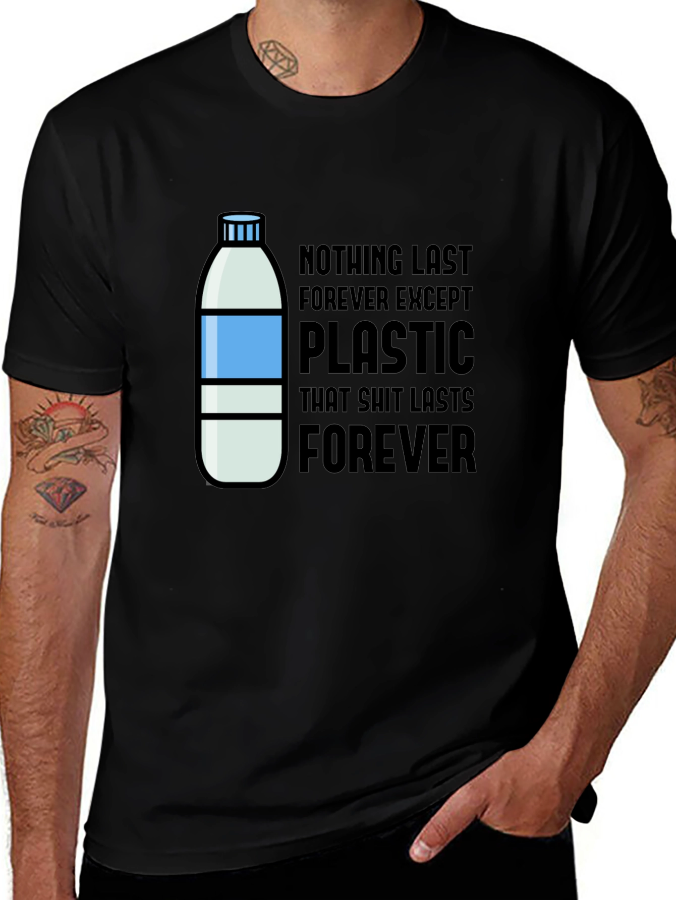 Plastic Lasts Forever Graphic Tee