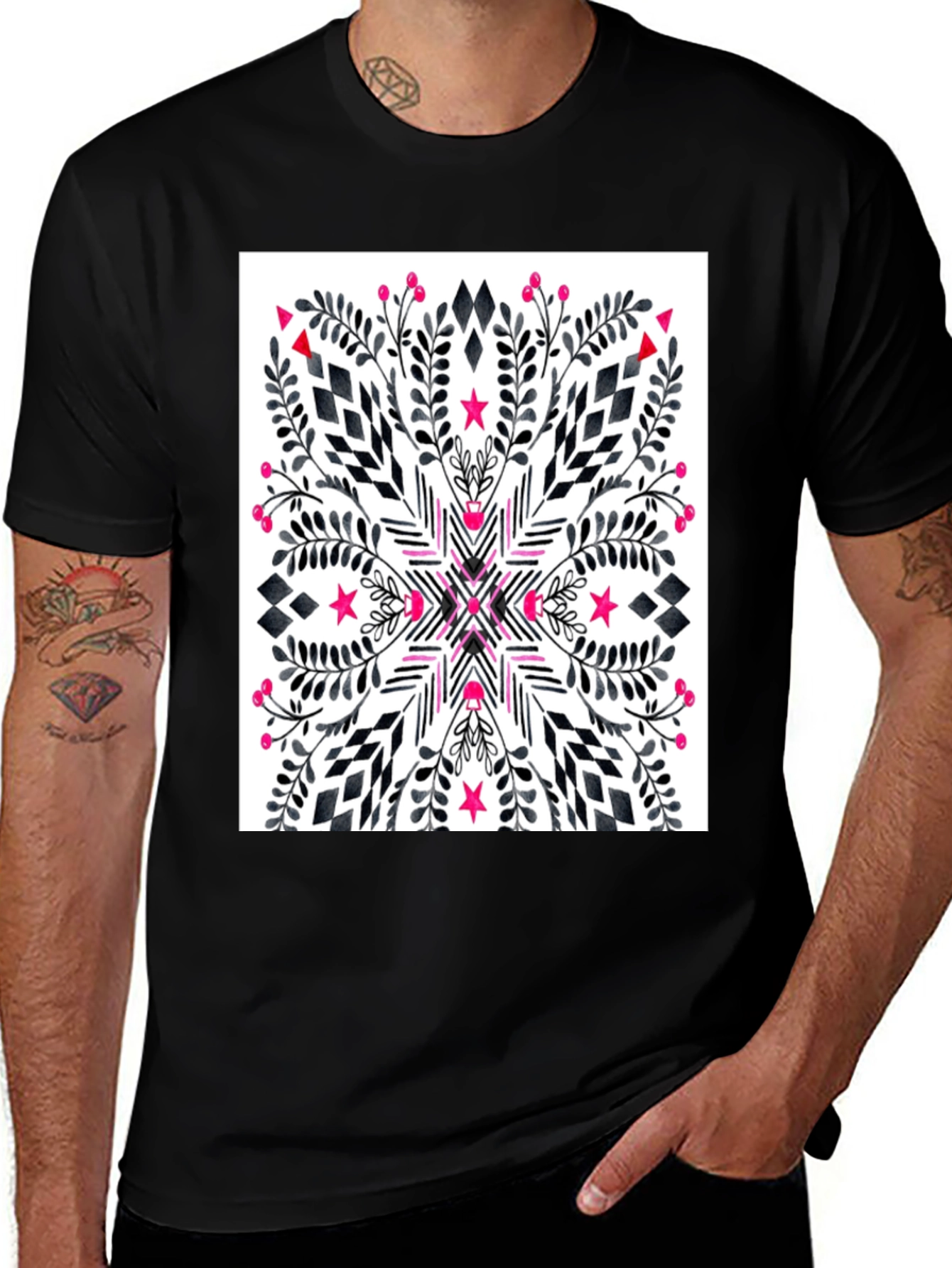 Floral Mandala Graphic Tee