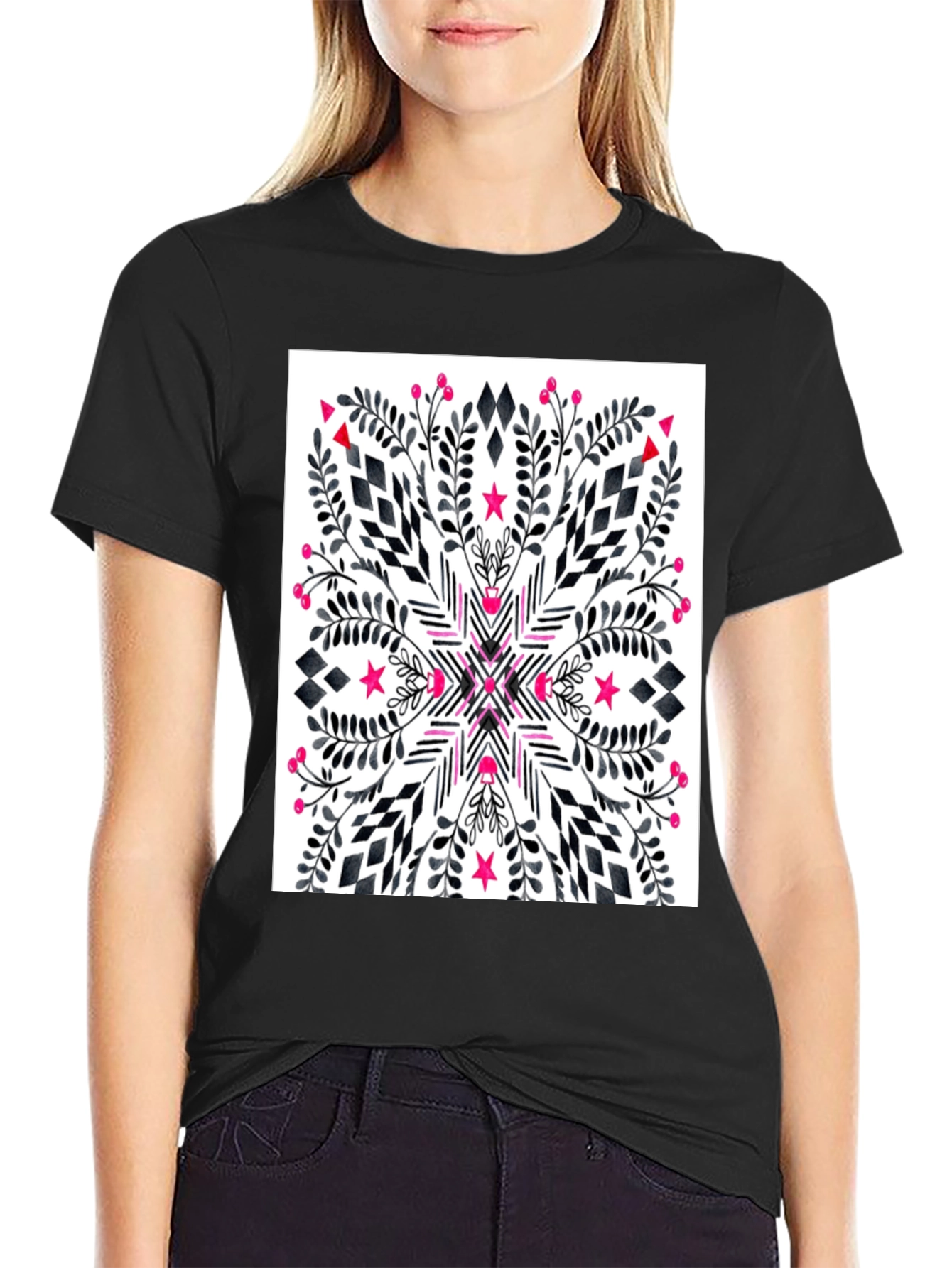 Floral Mandala Graphic Tee