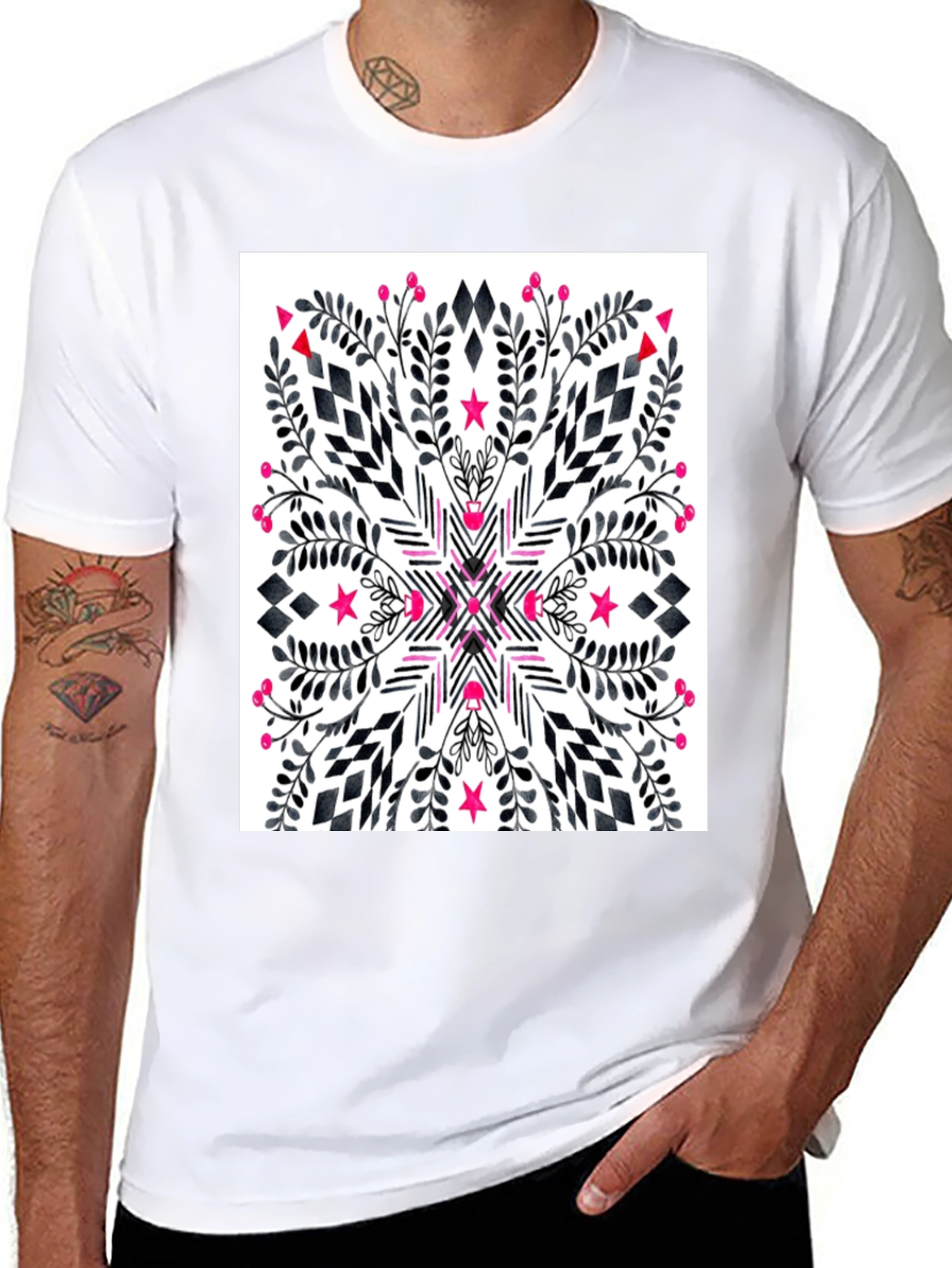 Floral Mandala Graphic Tee