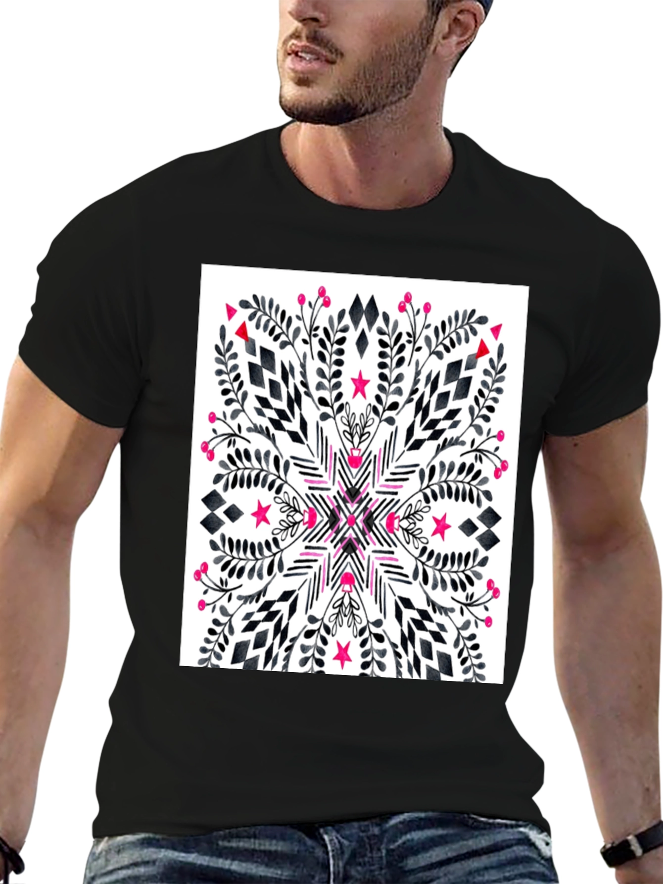 Floral Mandala Graphic Tee