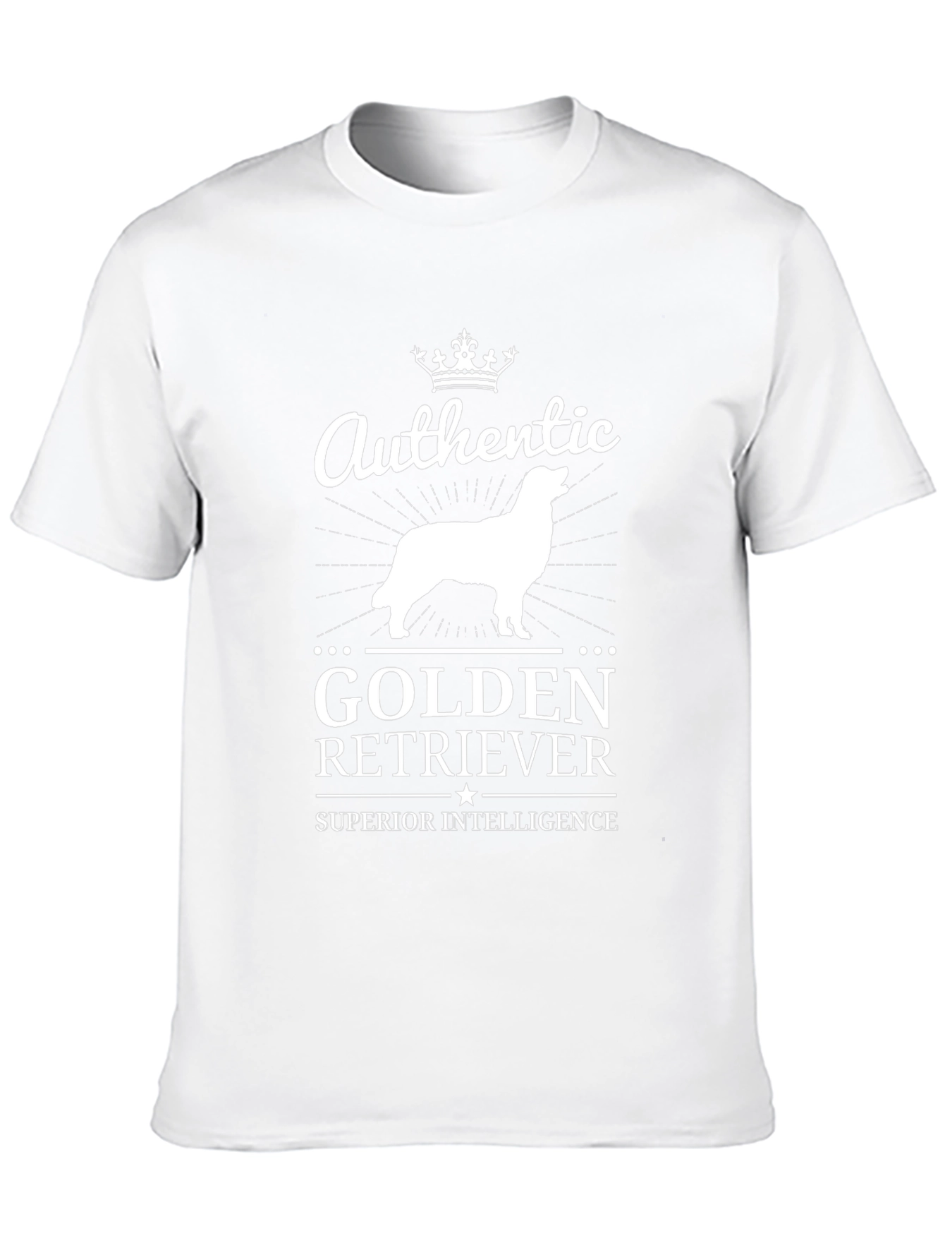 Authentic Golden Retriever Superior Intelligence T-Shirt