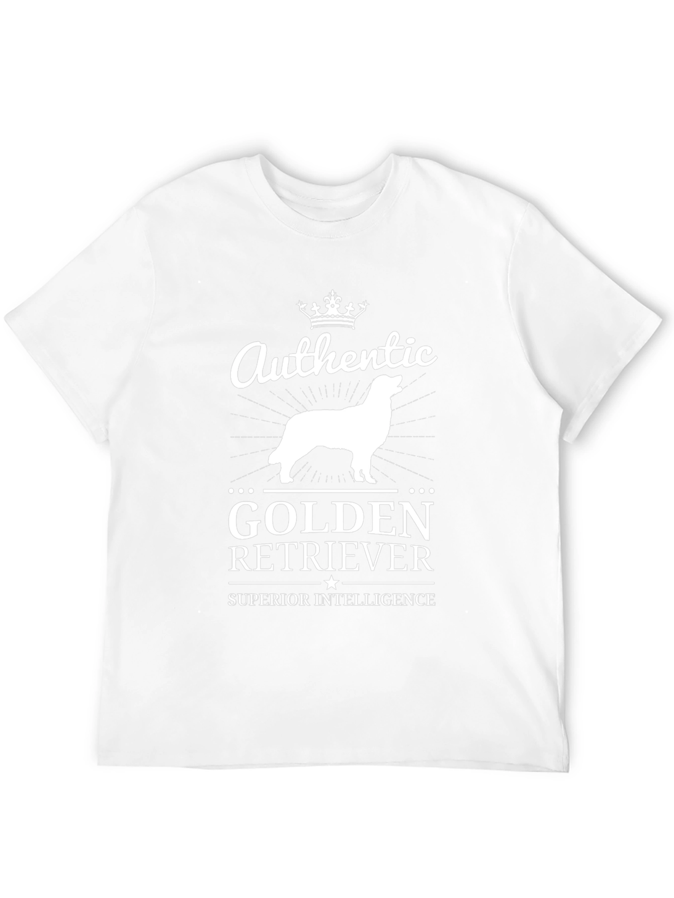 Authentic Golden Retriever Superior Intelligence T-Shirt
