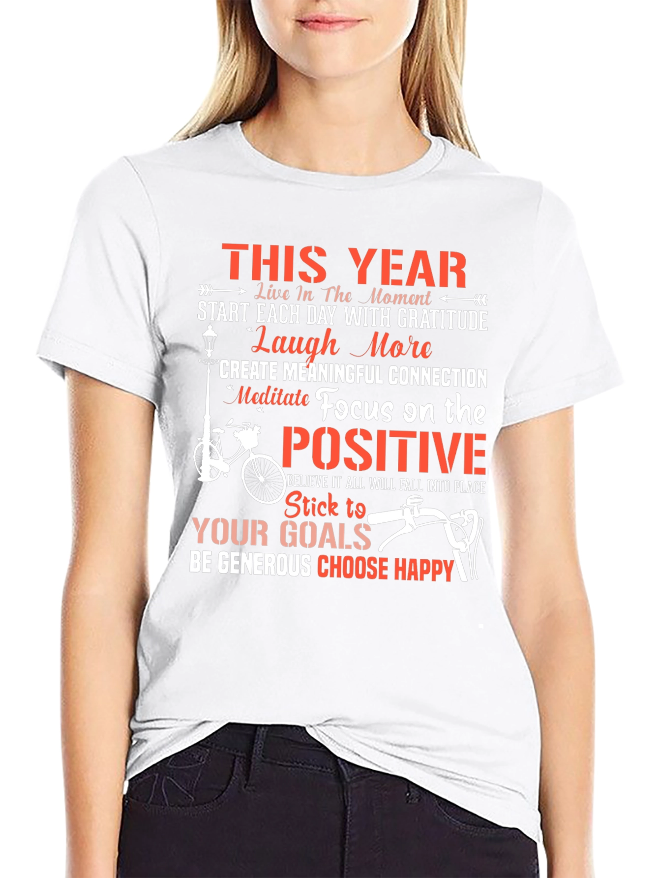 Positive Vibes Graphic Tee - Motivation T-Shirt