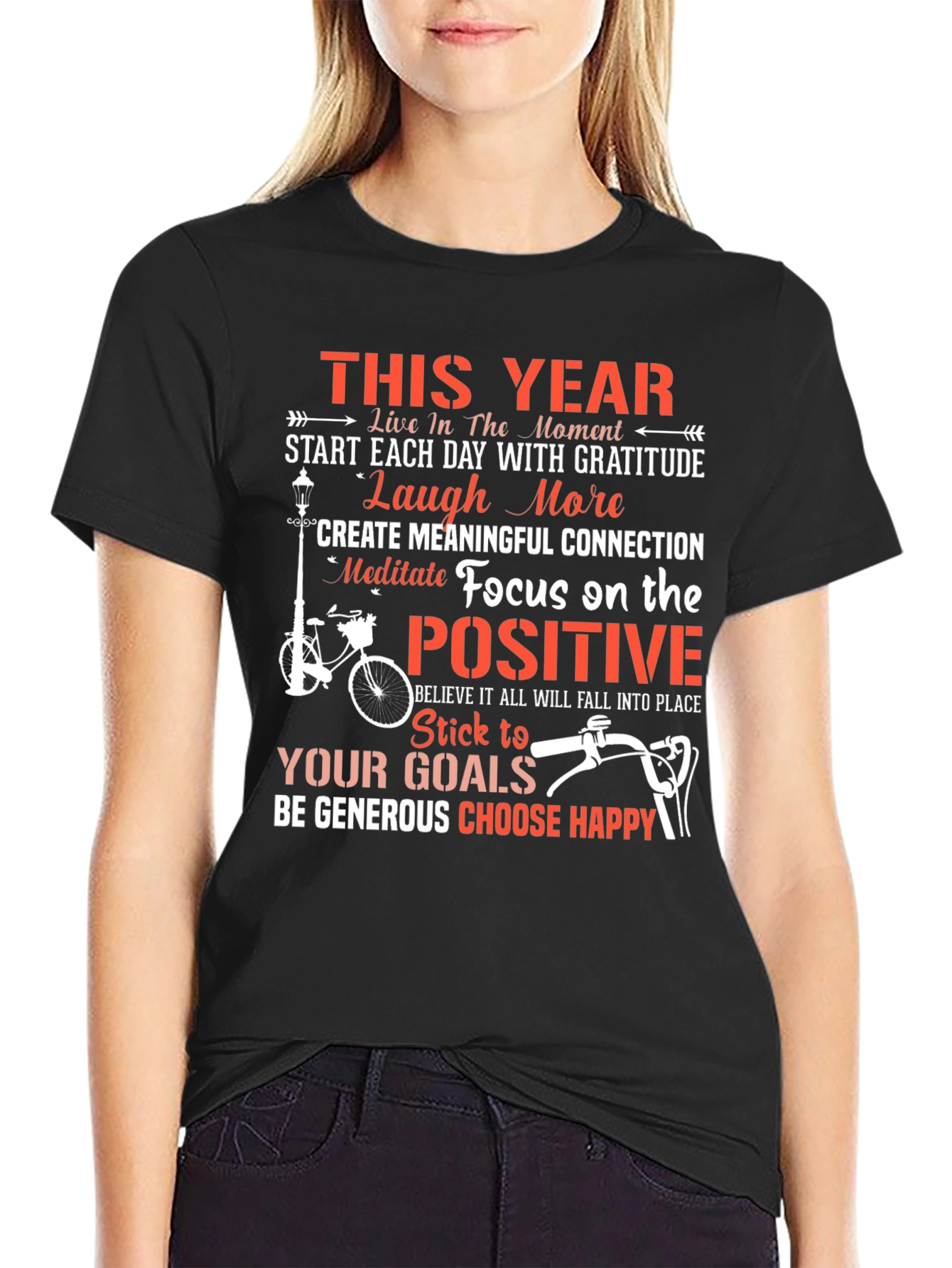 Positive Vibes Graphic Tee - Motivation T-Shirt