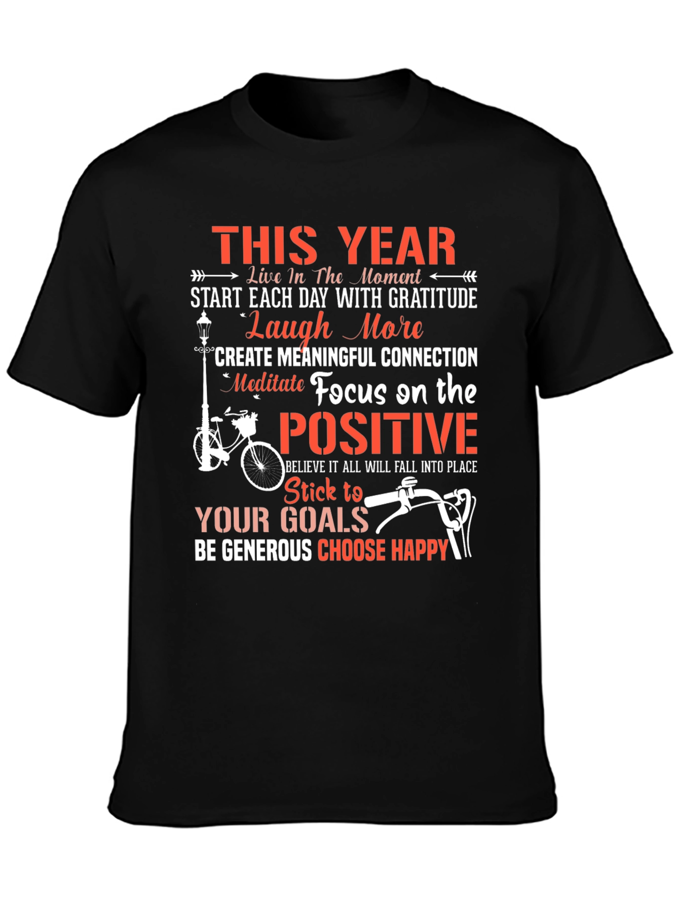 Positive Vibes Graphic Tee - Motivation T-Shirt