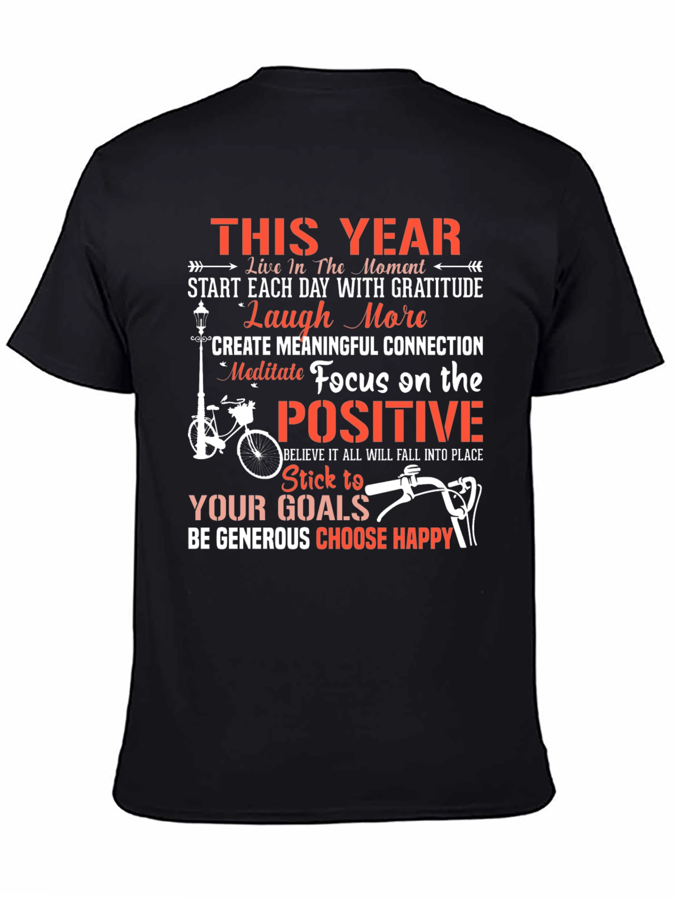 Positive Vibes Graphic Tee - Motivation T-Shirt