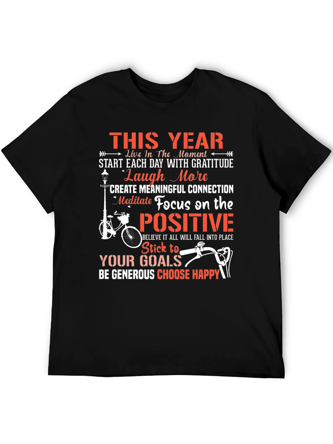 Positive Vibes Graphic Tee - Motivation T-Shirt
