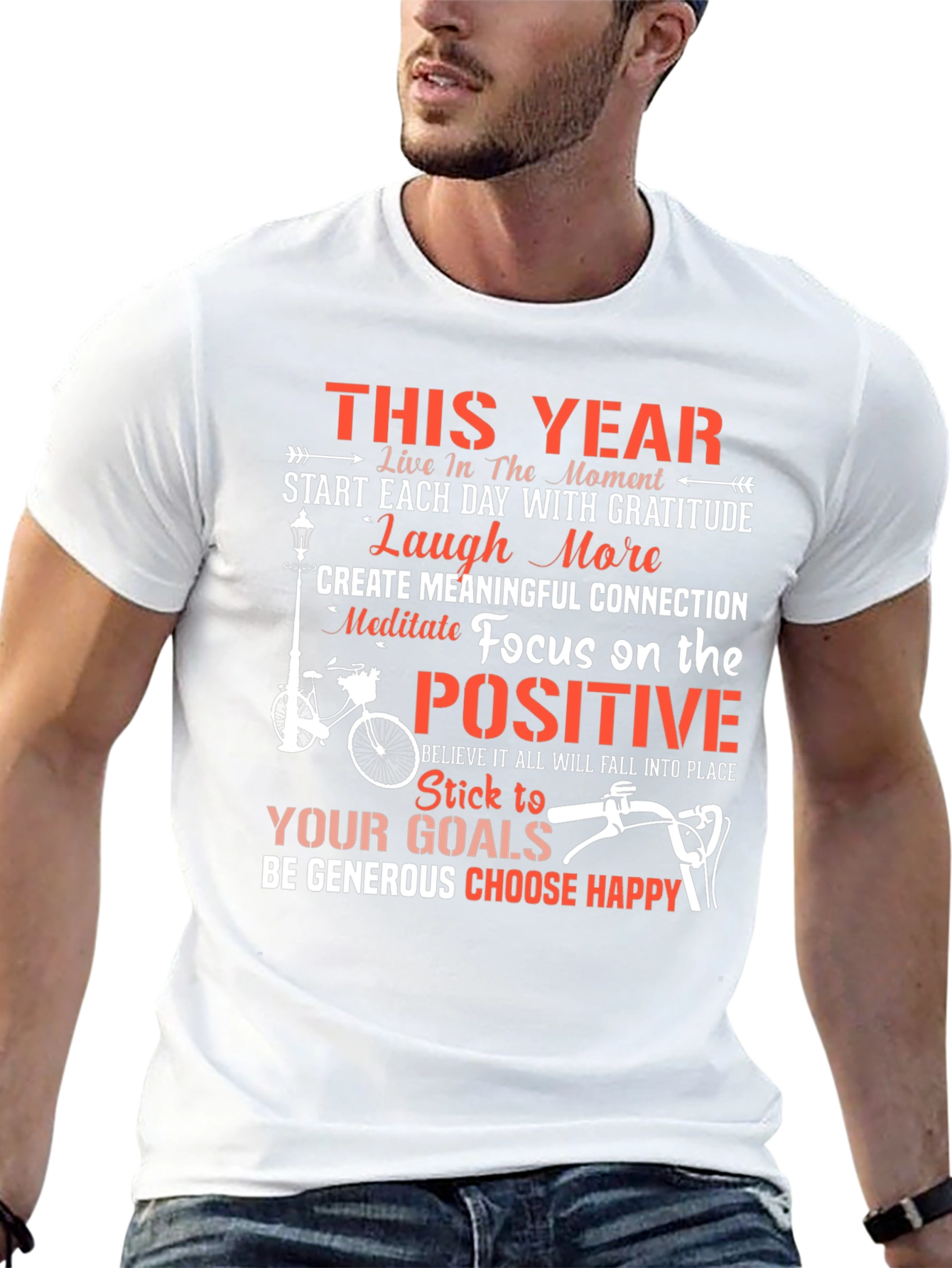 Positive Vibes Graphic Tee - Motivation T-Shirt