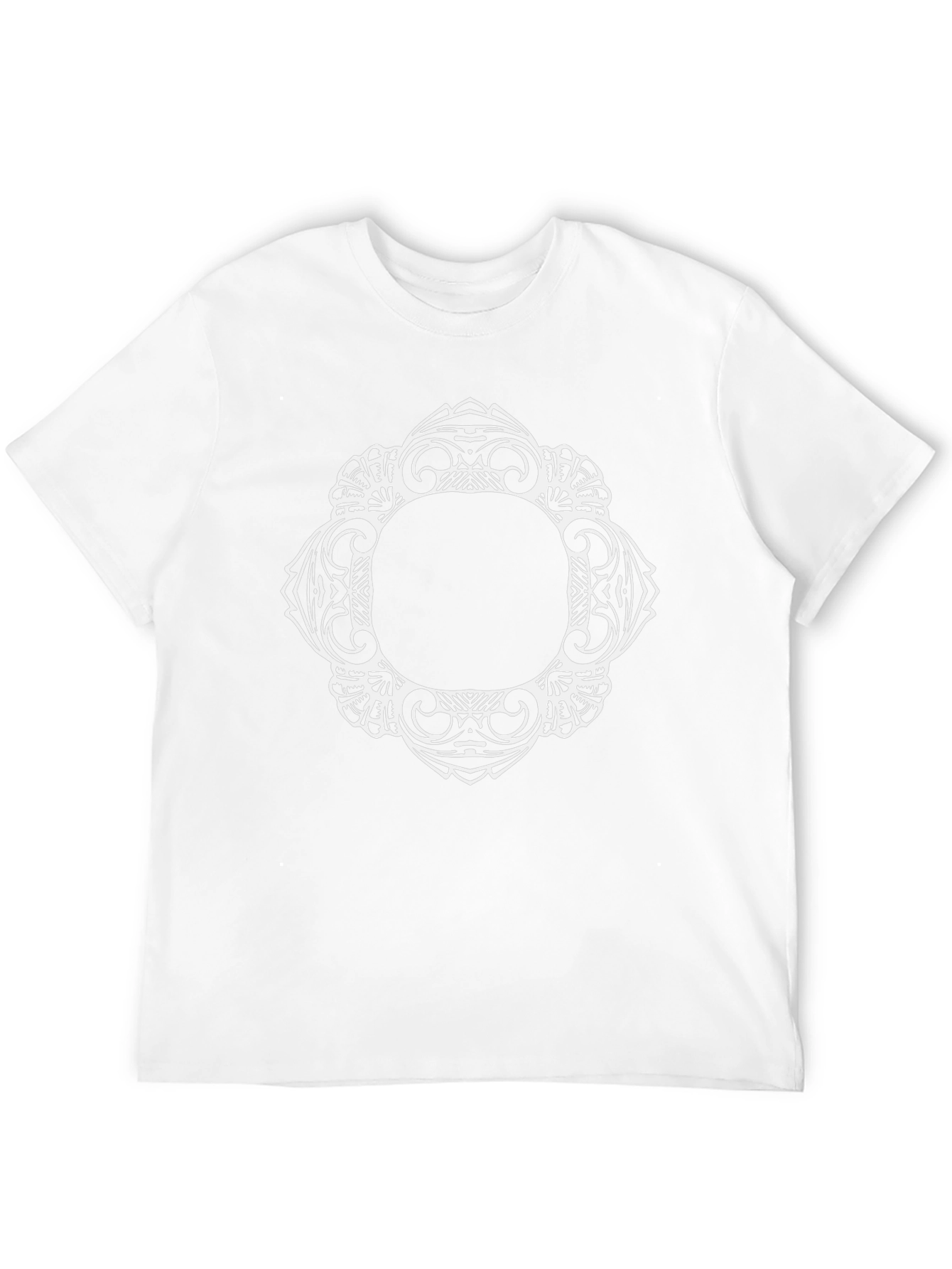 Ornate Frame Graphic Tee - Black