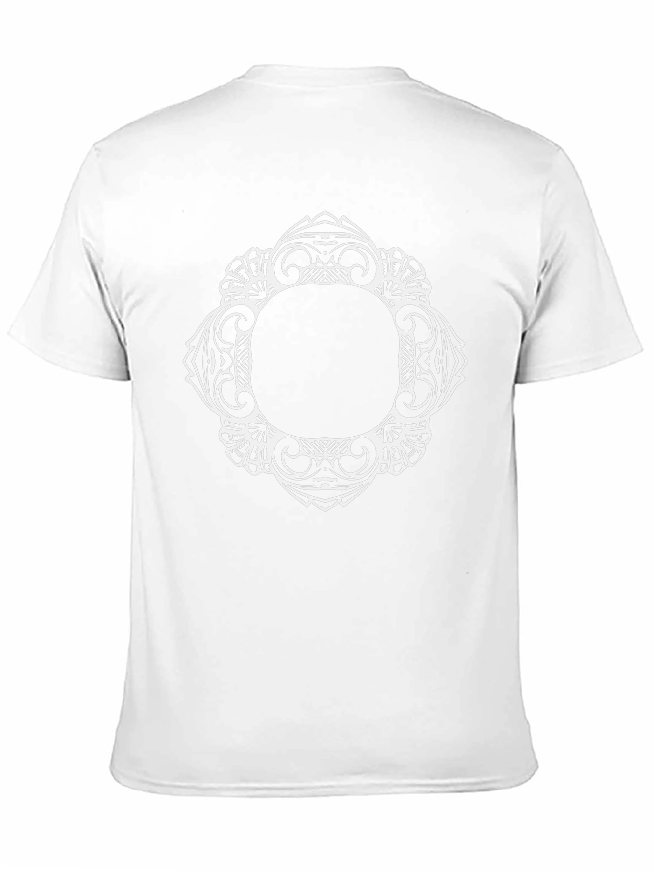Ornate Frame Graphic Tee - Black